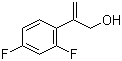 structure of CAS# 141113-36-2, 2-(2,4-二氟苯基)-2-丙烯-1-醇