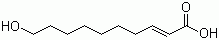 structure of CAS# 14113-05-4, (E)-10-羟基-2-癸烯酸