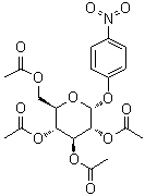 structure of CAS# 14131-42-1, p-Nitrophenyl 2,3,4,6-tetra-O-acetyl-alpha-D-glucopyranoside