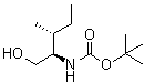 CAS # 141321-53-1, [R-(R*,R*)]-[1-(Hydroxymethyl)-2-methylbutyl]carbamic acid 1,1-dimethylethyl ester