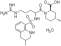 structure of CAS# 141396-28-3, Argatroban