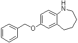 structure of CAS# 1416372-08-1, 2,3,4,5-Tetrahydro-7-(phenylmethoxy)-1H-1-benzazepine