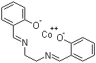 structure of CAS# 14167-18-1, N,N'-二水杨醛乙二胺钴 (II)