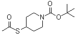 structure of CAS# 141699-66-3, 4-乙酰硫基-1-(叔丁氧羰基)哌啶
