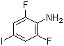 structure of CAS# 141743-49-9, 2,6-二氟-4-碘苯胺