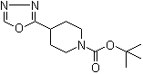 structure of CAS# 1419075-88-9, 4-(1,3,4-恶二唑-2-基)-1-哌啶羧酸叔丁酯