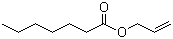 structure of CAS# 142-19-8, 庚酸烯丙酯