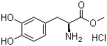 structure of CAS# 1421-65-4, 盐酸左旋多巴甲酯