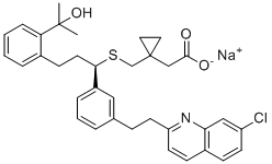 structure of CAS# 142147-98-6, 二氢孟鲁司特钠盐