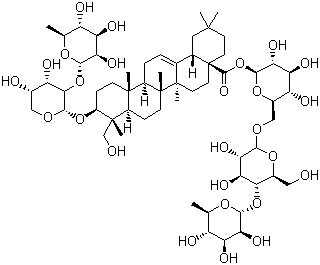 structure of CAS# 14216-03-6, 常春藤苷 C