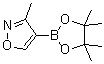 structure of CAS# 1421846-79-8, 3-甲基异恶唑-4-硼酸频哪醇酯
