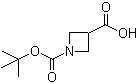 structure of CAS# 142253-55-2, 1-N-Boc-3-吖丁啶羧酸