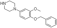 structure of CAS# 142353-49-9, 1-(4-苄氧基-3-甲氧基苯基)哌嗪