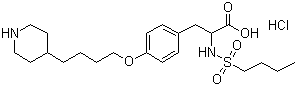 structure of CAS# 142373-60-2, Tirofiban hydrochloride