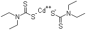 CAS # 14239-68-0, Cadmium diethyldithiocarbamate, Bis(diethyldithiocarbamate)cadmium complex, Cadmium bis(diethyldithiocarbamate)
