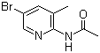 CAS # 142404-81-7, 2-Acetylamino-5-bromo-3-methylpyridine, N-(5-Bromo-3-methyl-2-pyridinyl)acetamide