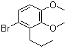 structure of CAS# 142601-49-8, 3,4-Dimethoxy-2-propyl-1-bromobenzene