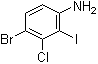 structure of CAS# 1426566-90-6, 4-溴-3-氯-2-碘苯胺