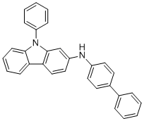 structure of CAS# 1427316-58-2, N-([1,1'-Biphenyl]-4-yl)-9-phenyl-9H-carbazol-2-amine