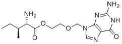 structure of CAS# 142963-63-1, Acyclovir L-Isoleucinate