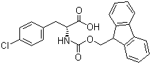 structure of CAS# 142994-19-2, Fmoc-4-chloro-D-phenylalanine
