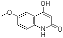 structure of CAS# 14300-45-9, 4-hydroxy-6-methoxyquinolin-2(1H)-one