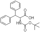 structure of CAS# 143060-31-5, (R)-N-Boc-2-amino-3,3-diphenylpropionic acid