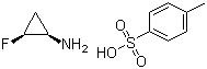 structure of CAS# 143062-84-4, (1R,2S)-2-Fluorocyclopropylamine tosylate