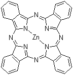 Zinc phthalocyanine molecular structure (CAS 14320-04-8)