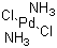 structure of CAS# 14323-43-4, 二氯二氨钯