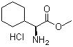structure of CAS# 14328-63-3, L-Cyclohexylglycine methyl ester hydrochloride