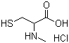 CAS # 14344-46-8, 3-Mercapto-2-(methylamino)propanoic acid hydrochloride