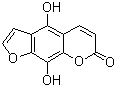 CAS # 14348-23-3, 5,8-Dihydroxypsoralen, 4,9-Dihydroxy-7H-furo[3,2-g][1]benzopyran-7-one