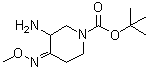 CAS # 1434853-75-4, tert-Butyl 3-amino-4-(methoxyimino)piperidine-1-carboxylate