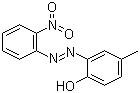 CAS 登录号：1435-71-8, 2-(2'-硝基苯偶氮)-4-甲基酚, 2-羟基-5-甲基-2'-硝基偶氮苯