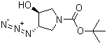 CAS # 143700-05-4, trans-3-Azido-1-Boc-4-hydroxypyrrolidine