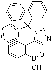 structure of CAS# 143722-25-2, 2-(1-三苯甲基-1H-四氮唑-5-基)苯硼酸