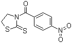CAS 登录号：1438-01-3, 3-(4-硝基苯甲酰基)-2-噻唑烷硫酮