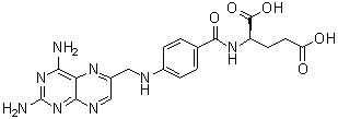 CAS 登录号：143873-72-7, N-[4-[[(2,4-二氨基-6-蝶啶基)甲基]氨基]苯甲酰基]-D-谷氨酸