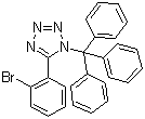 structure of CAS# 143945-72-6, 5-(2-溴苯基)-1-三苯甲基-1H-四氮唑
