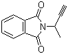 structure of CAS# 14396-89-5, N-(1-Methyl-2-propynyl)phthalimide