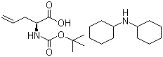 structure of CAS# 143979-15-1, Boc-L-2-allylglycine dicyclohexylamine salt