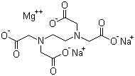 structure of CAS# 14402-88-1, 乙二胺四乙酸二钠镁盐