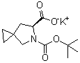 CAS # 1441673-92-2, (6S)-5-Azaspiro[2.4]heptane-5,6-dicarboxylic acid 5-(1,1-dimethylethyl) ester potassium salt (1:1)