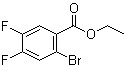 structure of CAS# 144267-97-0, 2-溴-4,5-二氟苯甲酸乙酯