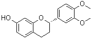 structure of CAS# 1443218-16-3, (2S)-2-(3,4-Dimethoxyphenyl)-3,4-dihydro-2H-1-benzopyran-7-ol