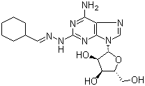 CAS # 144348-08-3, Binodenoson, 2-[2-(Cyclohexylmethylene)hydrazinyl]adenosine, MRE 0470, SHA 174, SHA 211, WRC 0470