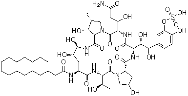 CAS # 144371-88-0 (138328-74-2), FR 901379, 1H-Dipyrrolo[2,1-c:2',1'-l][1,4,7,10,13,16]hexaazacycloheneicosine, cyclic peptide deriv.
