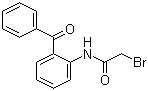 structure of CAS# 14439-71-5, N-(2-苯甲酰苯基)-2-溴乙酰胺