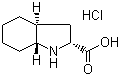 structure of CAS# 144540-75-0, (2S,3aR,7aS)-1H-Octahydroindole-2-carboxylic acid hydrochloride